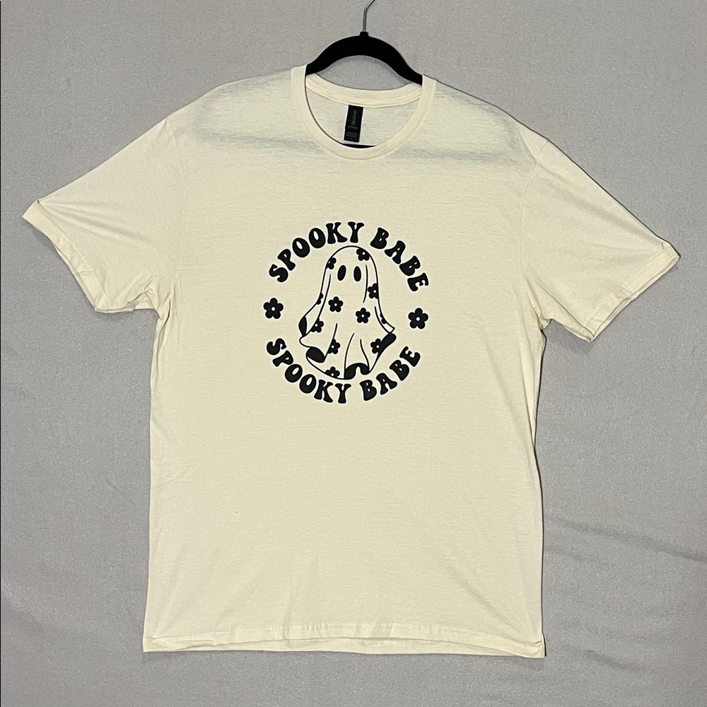 NWOT Spooky Babe Natural T-Shirt